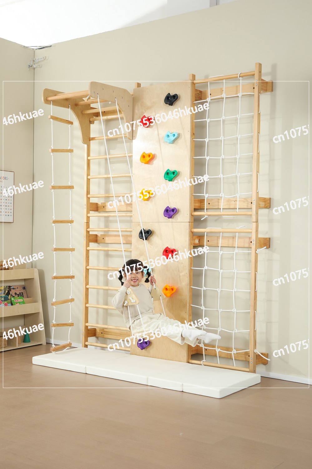 Stokta Çocuklar İçin Tırmanma  - Kids Outdoor Wooden Climbing Frame incelemesi ve fiyatı