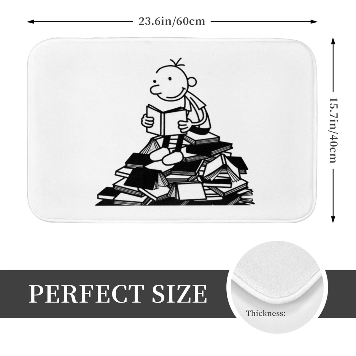 Diary Of A Wimpy Kid Kaymaz Pa - Kids Outdoor Mat Waterproof incelemesi ve fiyatı