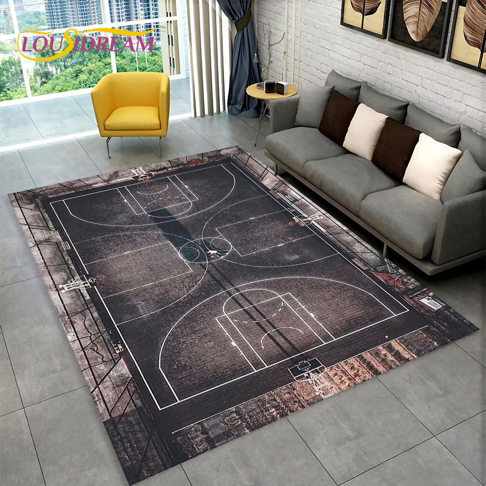 3D basketbol Cour karikatür al - Kids Outdoor Mat Waterproof incelemesi ve fiyatı