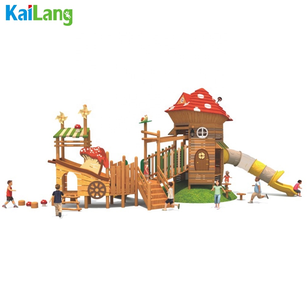 Orman Mantarı Ev Şeklinde Ahşa - Outdoor Children'S Park incelemesi ve fiyatı