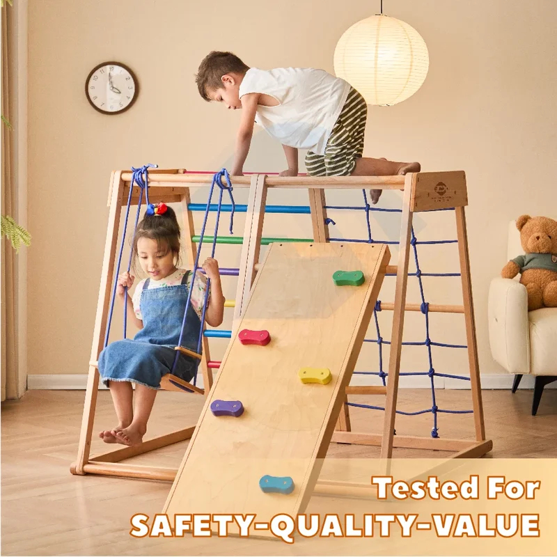 Ahşap Tırmanma Çerçevesi Kapal - Kids Outdoor Wooden Climbing Frame incelemesi ve fiyatı