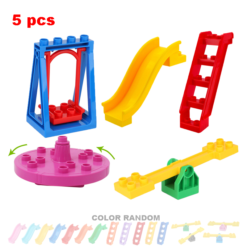 Büyük Yapı Taşları Oyun Alanı  - Kids Outdoor Swing And Slide incelemesi ve fiyatı
