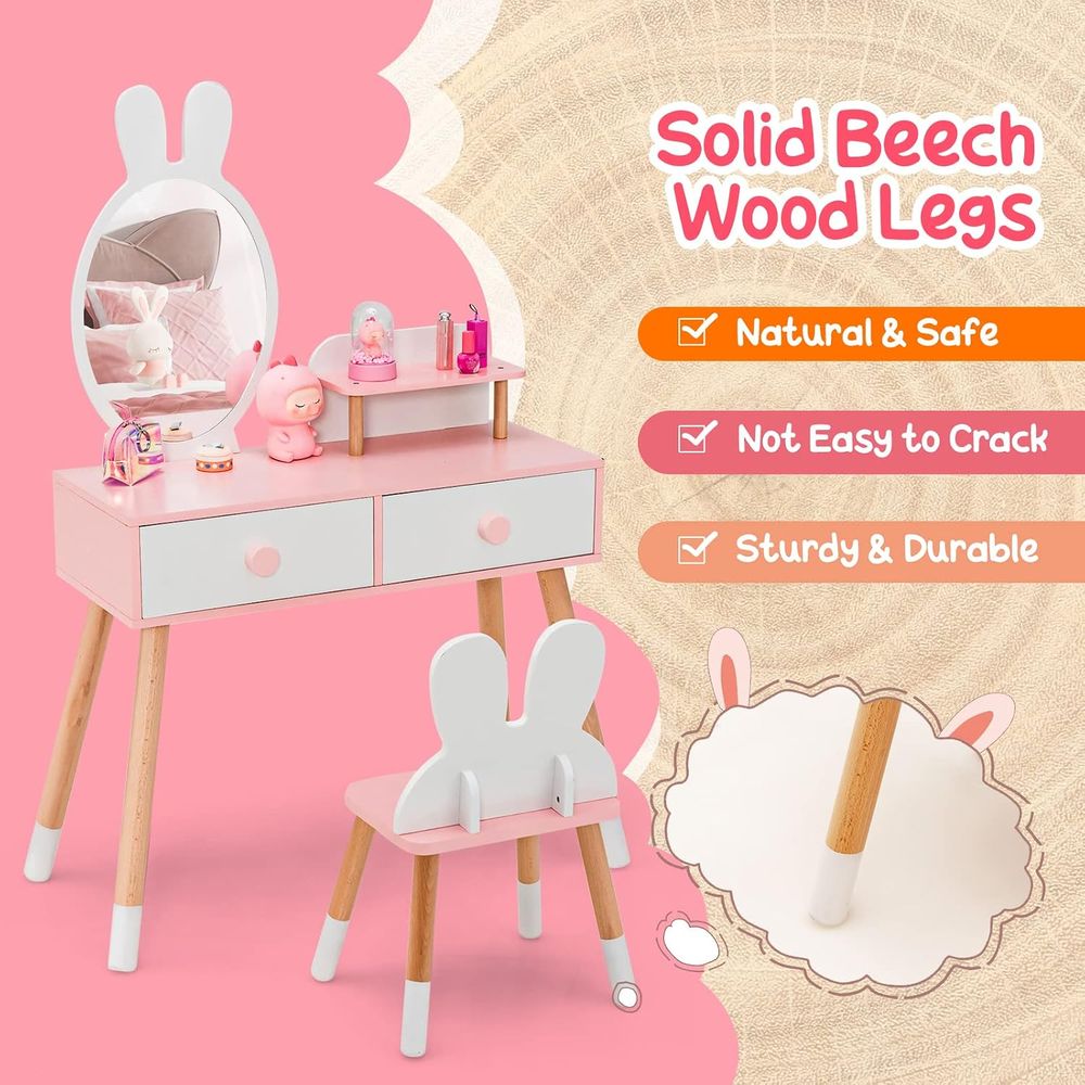 Çocuk Makyaj Seti, Aynalı ve T - Kids Outdoor Table And Chairs incelemesi ve fiyatı