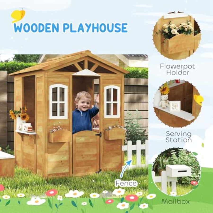 3-6 yaş arası çocuklar için dı - Kids Outdoor Playhouse incelemesi ve fiyatı